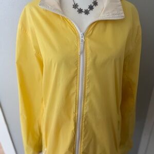 Lands' End Women's Yellow Utility Jacket